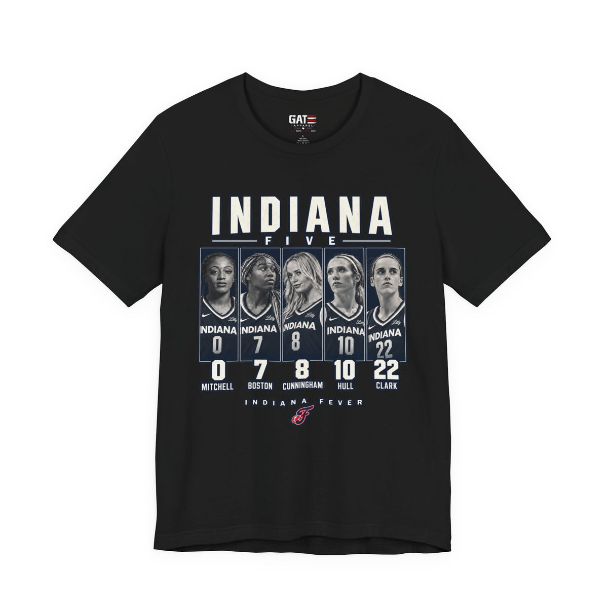 Indiana Fever The Five Shirt | Caitlin Clark WNBA Basketball Tee