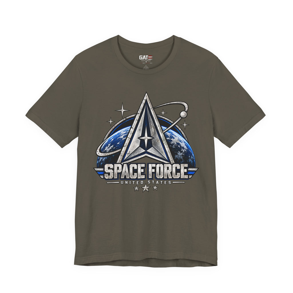 Space Force Graphic Tee — Retro Space Logo T‑Shirt