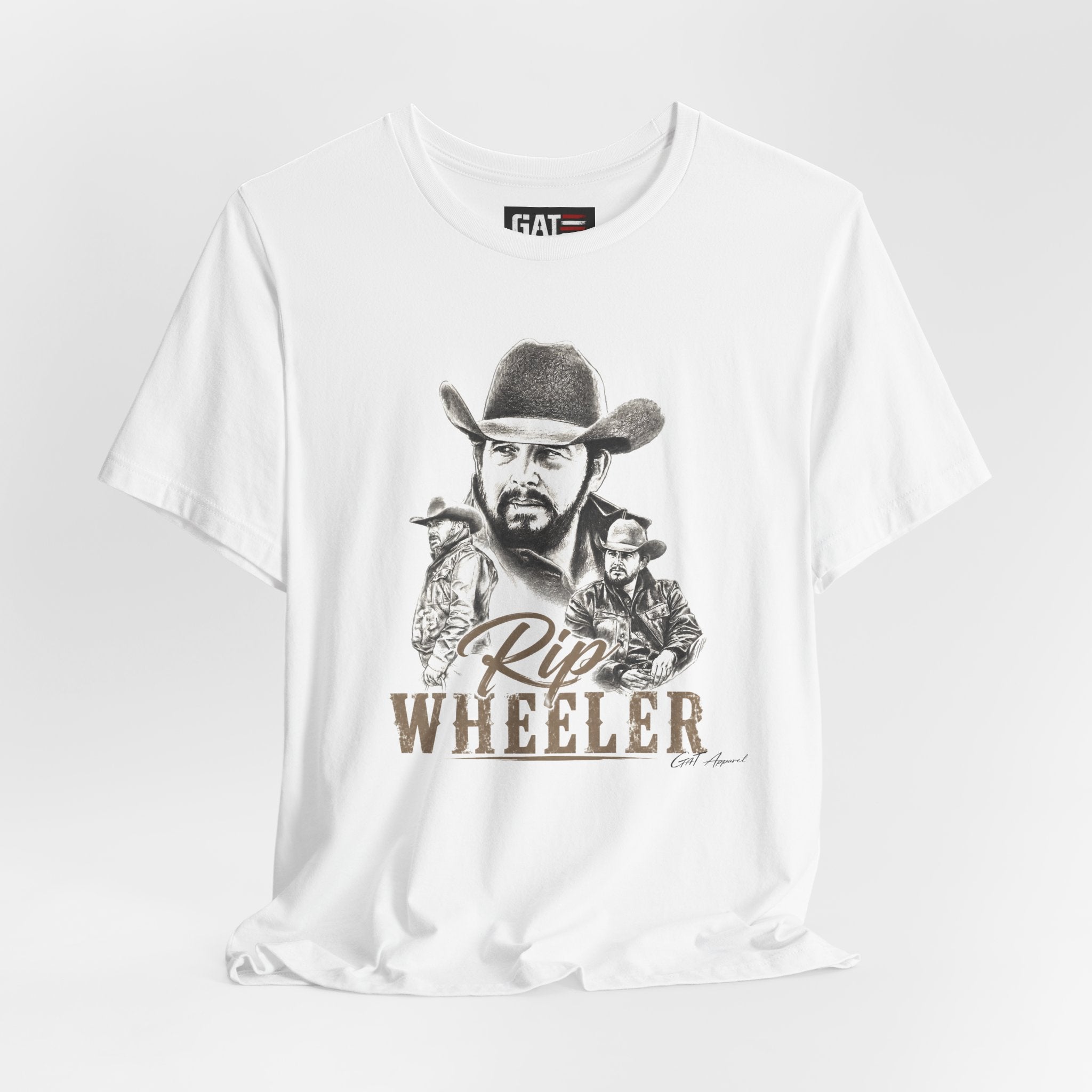 Get Ripped Yellowstone Inspired Cowboy Graphic Tee | Dutton Ranch Shirt