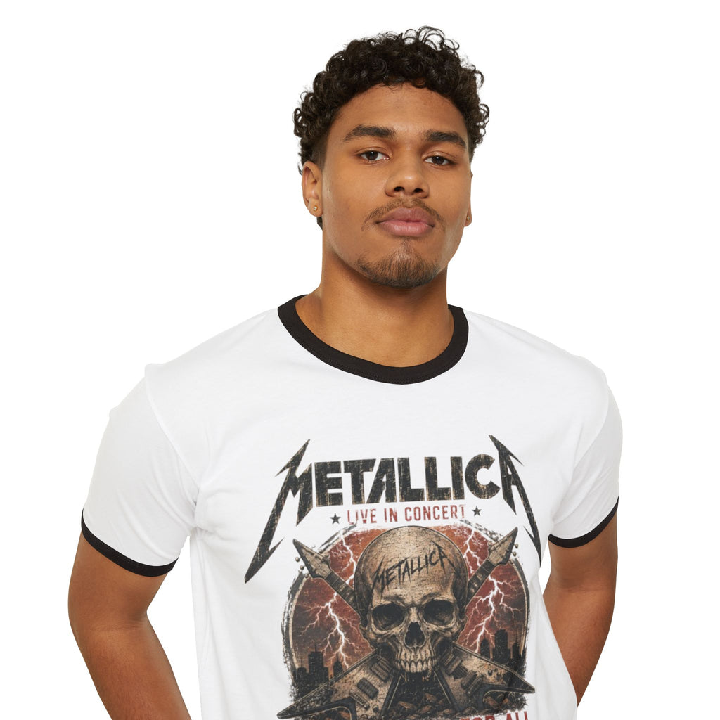 Metallica "And Justice for All" Skull Ringer T-Shirt