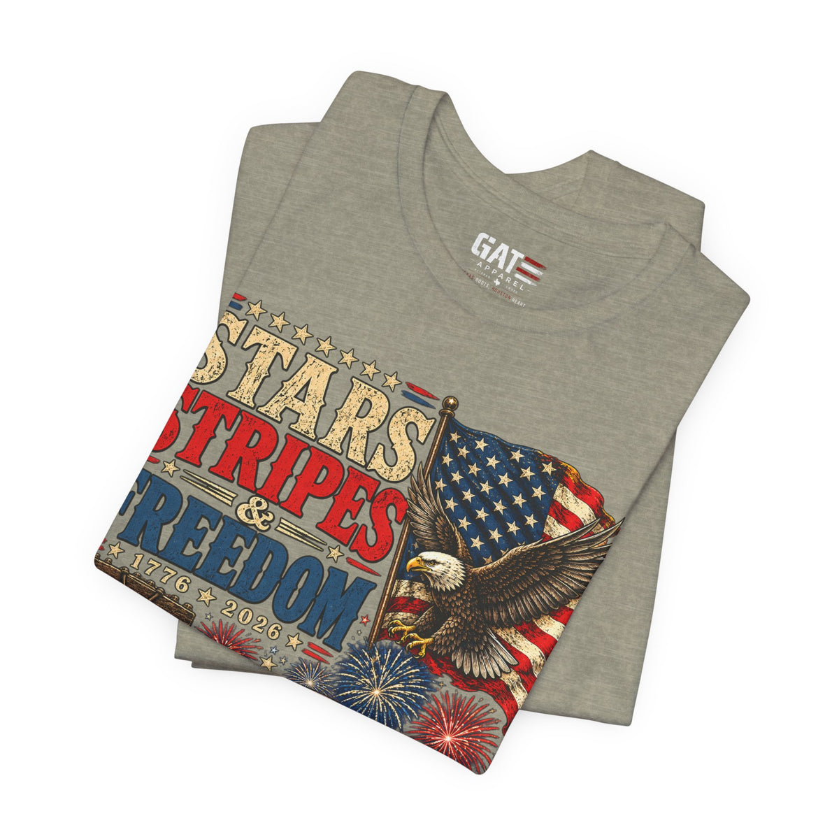Stars Stripes & Freedom Shirt | Patriotic American Tee