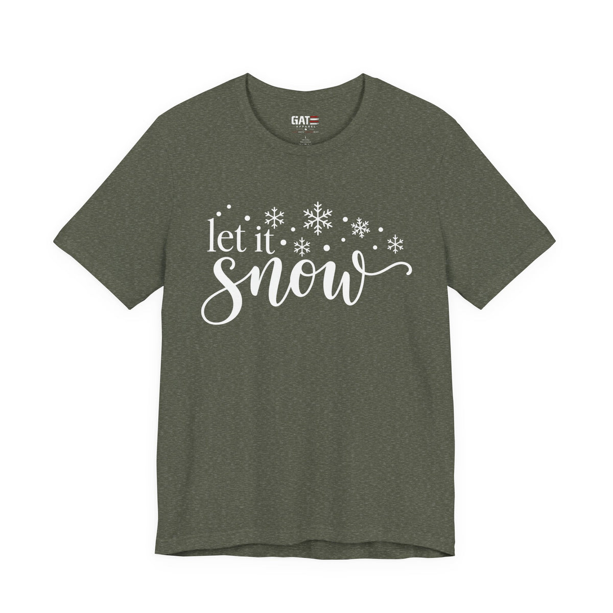 Let It Snow Winter Shirt - product mockup view 12