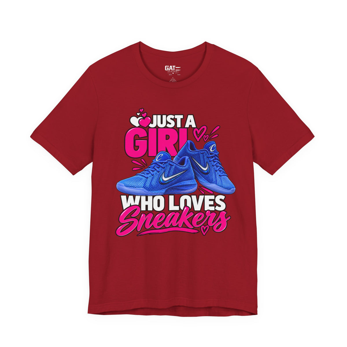 Caitlin Clark Caitlin 1s Just a Girl Sneaker Shirt | Style 1