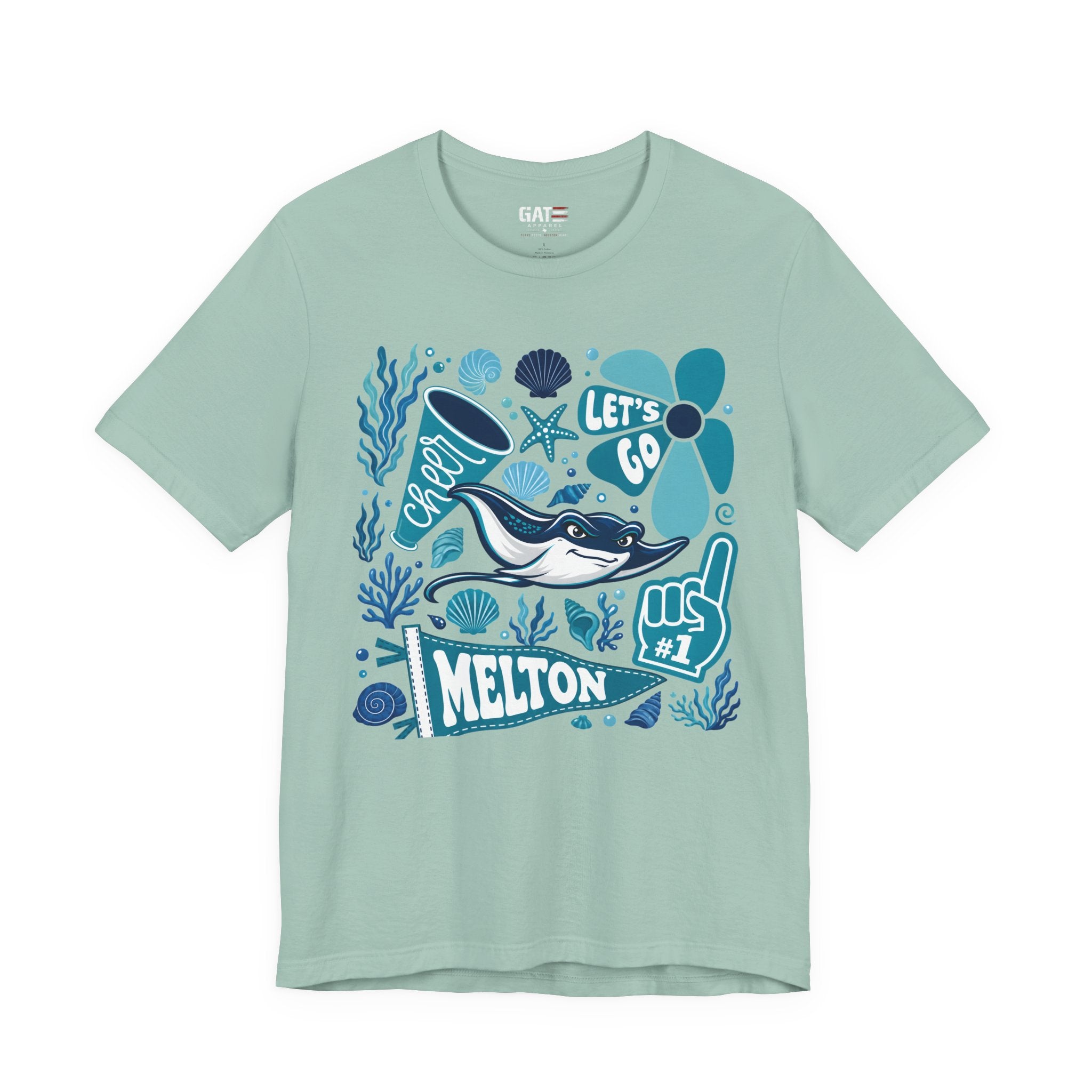 Melton Graphic Tee — 'Let's Go' Ocean Adventure T-Shirt