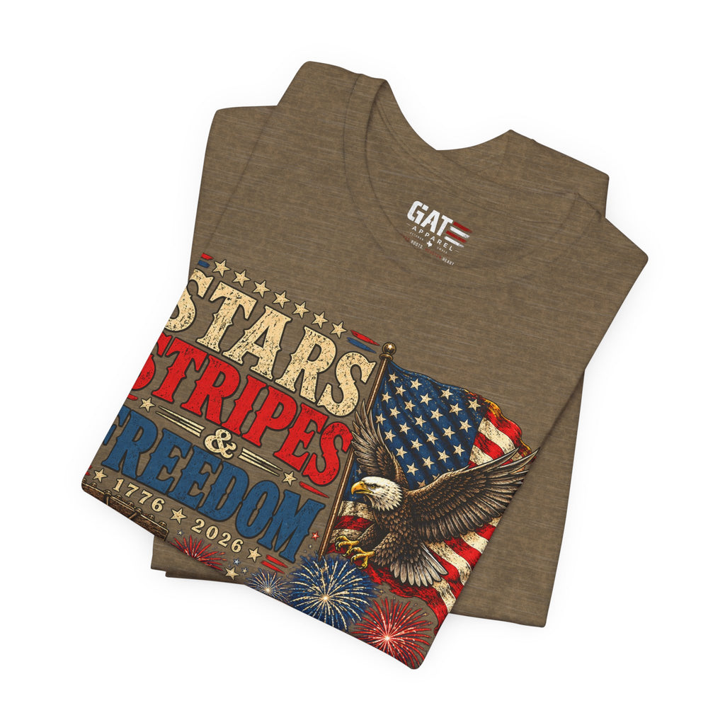 Stars Stripes & Freedom Shirt | Patriotic American Tee