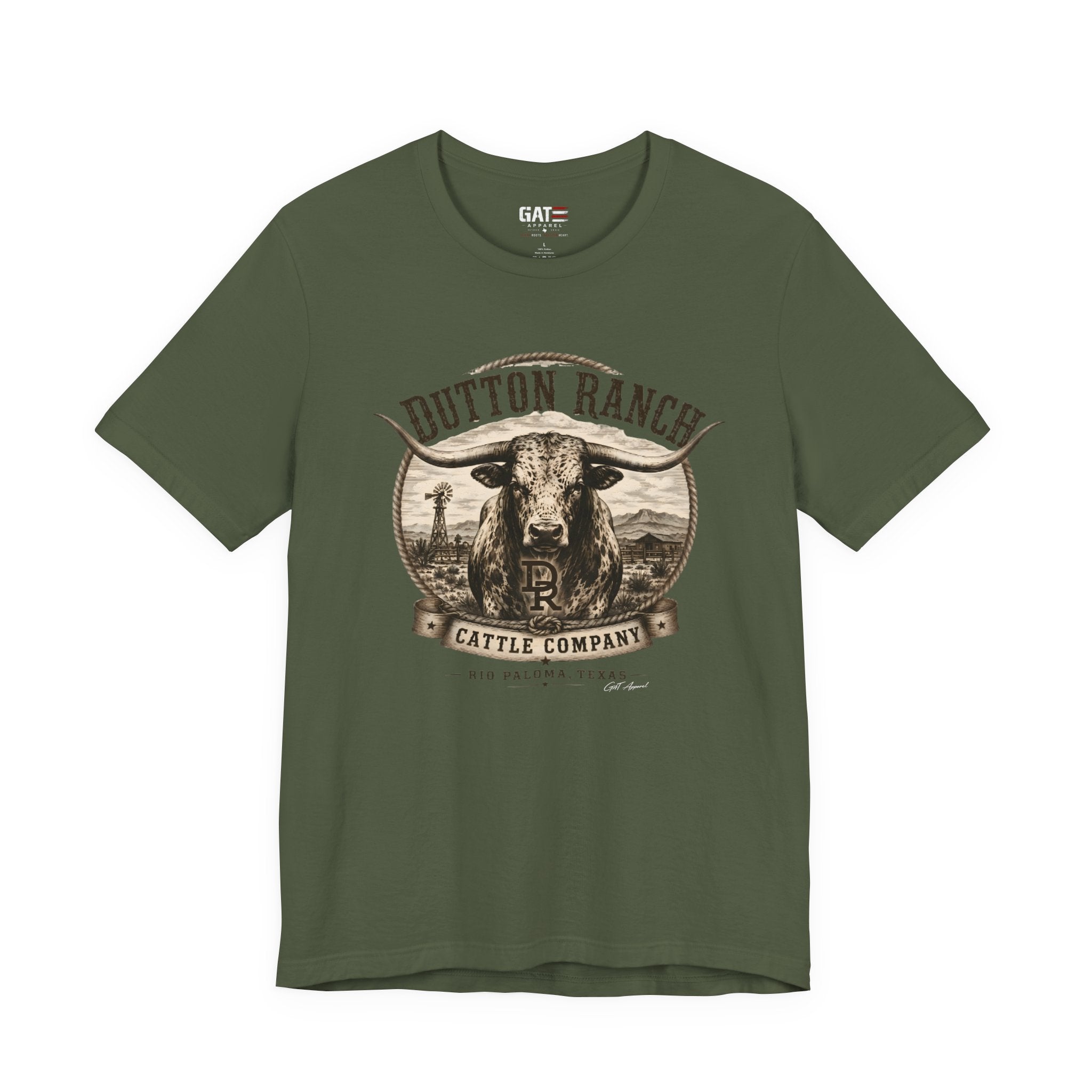 Dutton Ranch Cattle Company Shirt | Yellowstone Inspired Longhorn Tee