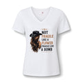 Beth Dutton Not Fragile Like a Flower — Women's V-Neck Tee
