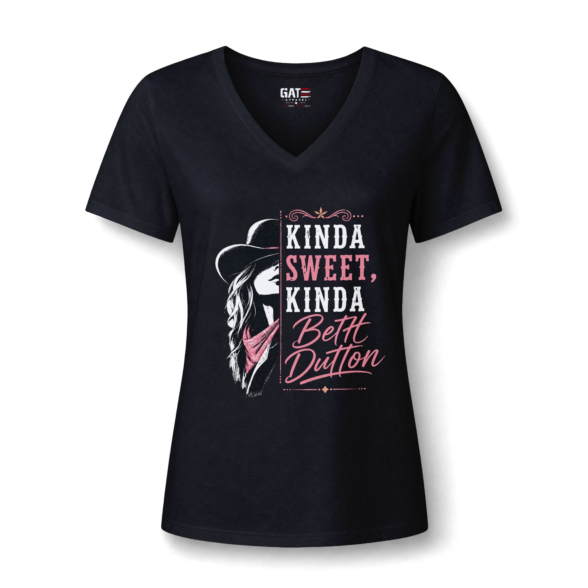 Kinda Sweet Kinda Beth Dutton V‑Neck Tee