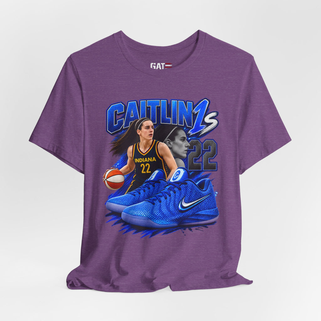 Caitlin Clark Caitlin 1s Blue Racer Sneaker Shirt