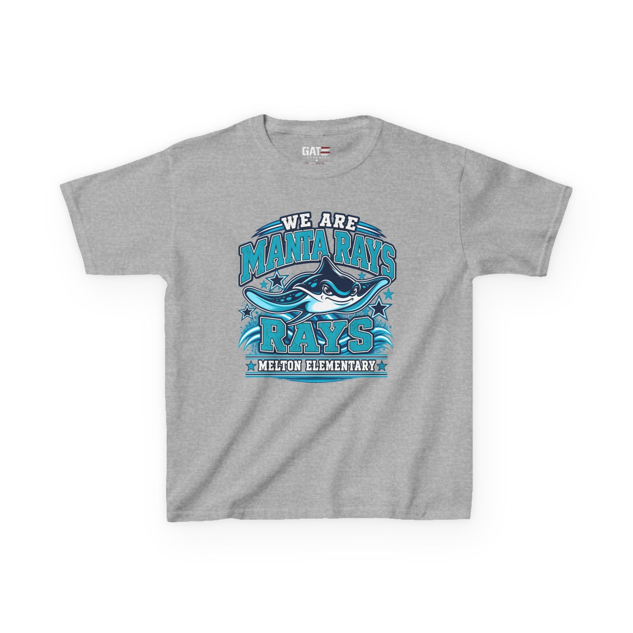 Melton Kids 'We Are Manta Rays' School Spirit T‑Shirt — Melton Elementary