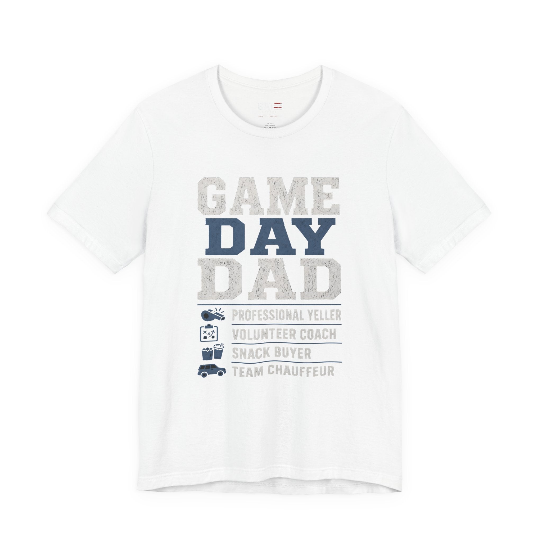 Game Day Dad Shirt, Father's Day Gift for Dad, Football Dad Tee, Baseball Dad Shirt, Team Chauffeur Coach Dad Tee