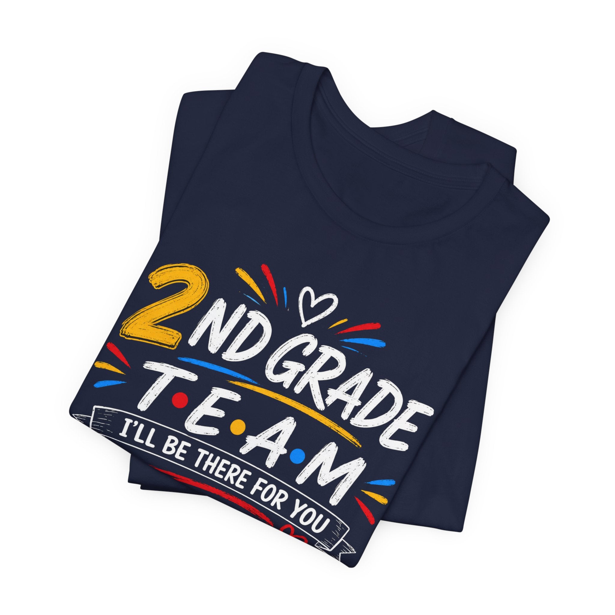 2nd Grade Team Tee, Teacher Squad Shirt, Color Dot Inspired Teacher Shirt, Grade Level Team Gift, School Staff Apparel, Friends Theme