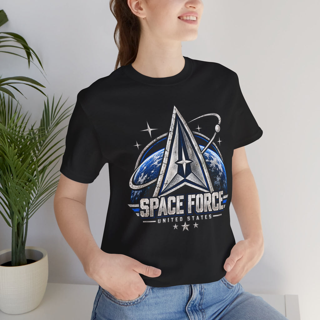 Space Force Graphic Tee — Retro Space Logo T‑Shirt