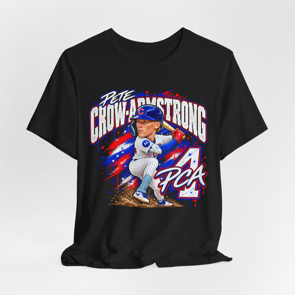 Chicago Cubs Pete Crow-Armstrong No. 4 Caricature T-Shirt - product image 8