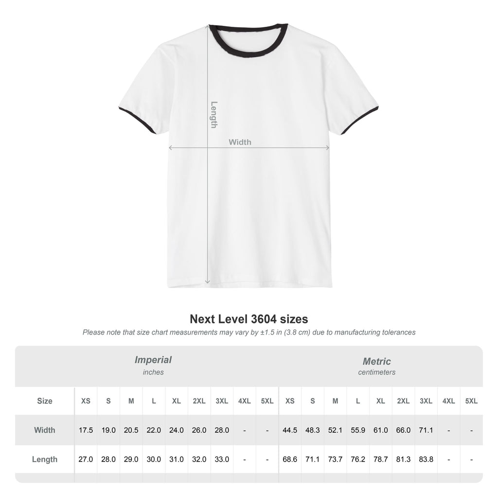 Glacier National Park Montana Ringer T-Shirt — Vintage Mountain & Grizzly Design