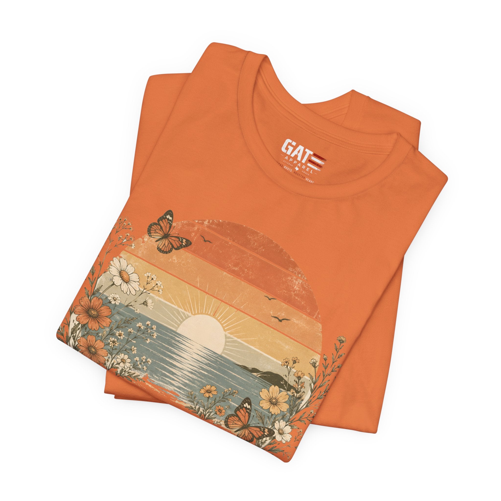 Du Bist Gut Genug Shirt, Viral German Meme Tee, You Are Good Enough Shirt, Butterfly Floral Sunset Aesthetic Tee