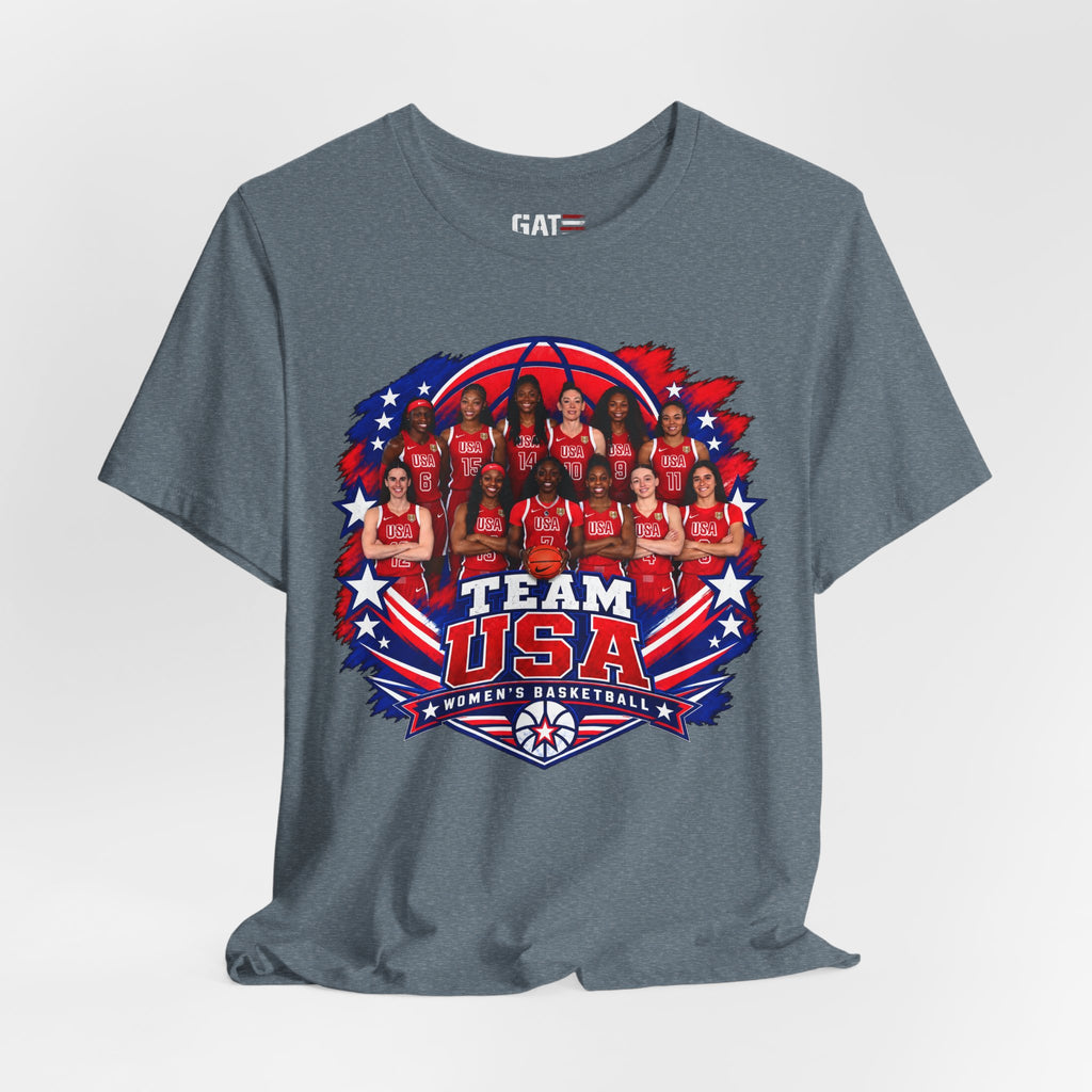 Team USA Women's Basketball Shirt | FIBA Tee 2026 Design 2