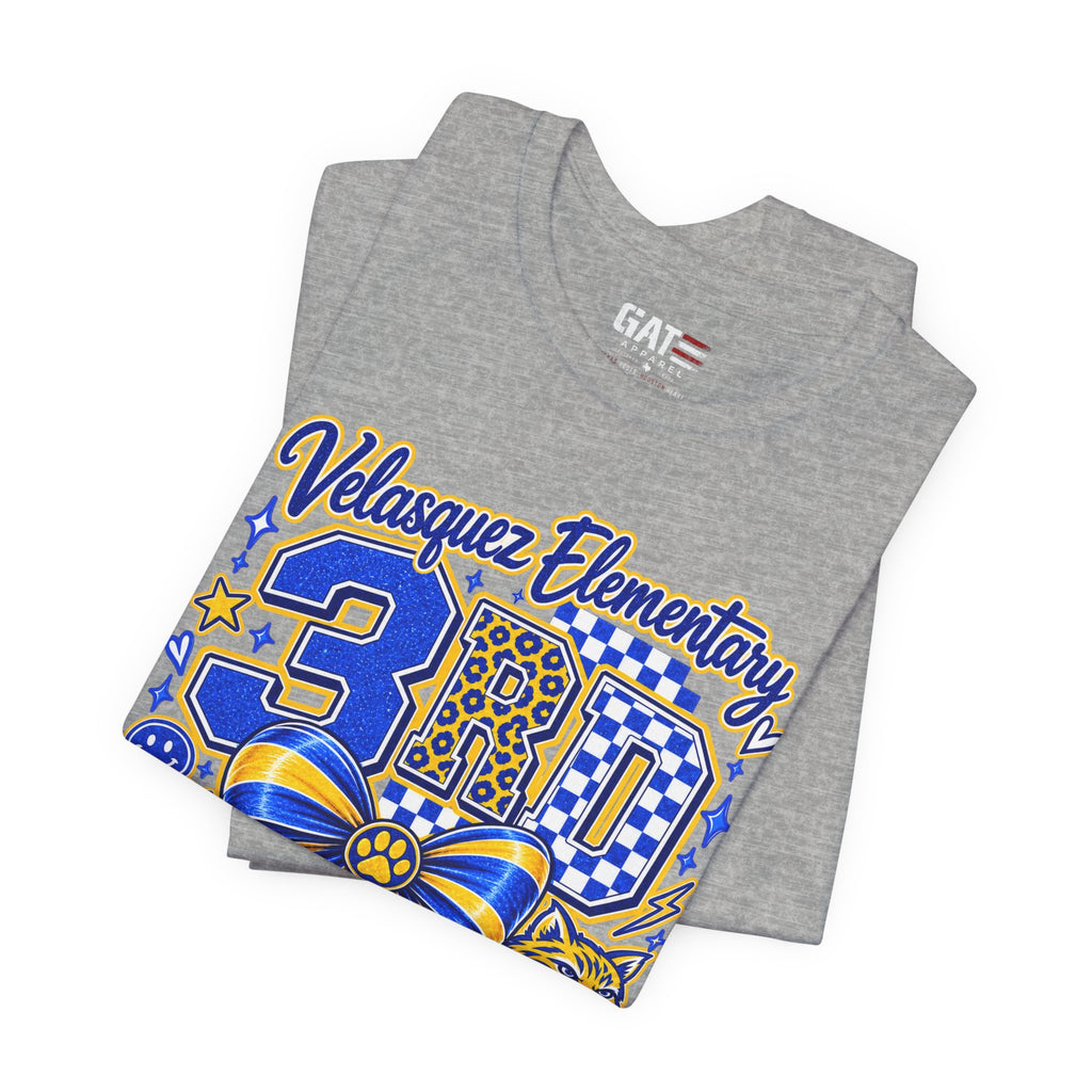 Custom School Shirt Personalized Coquette Bow School Spirit Teacher Student Tee