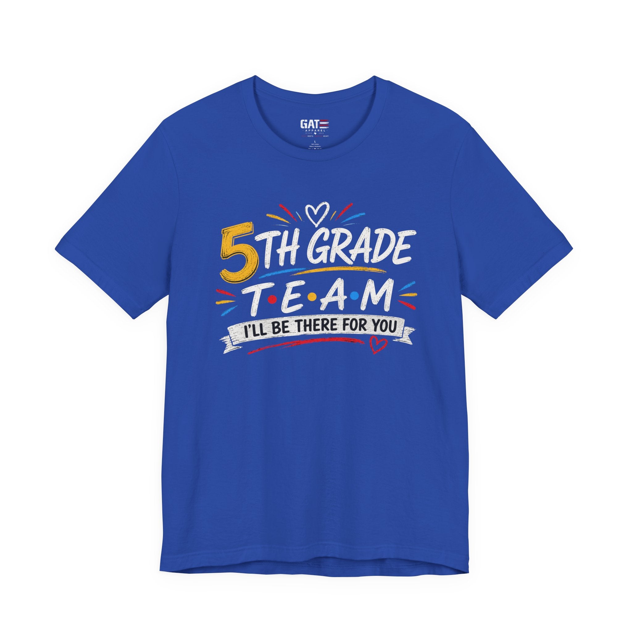 5th Grade Team Tee, Teacher Squad Shirt, Color Dot Inspired Teacher Shirt, Grade Level Team Gift, School Staff Apparel, Friends Theme