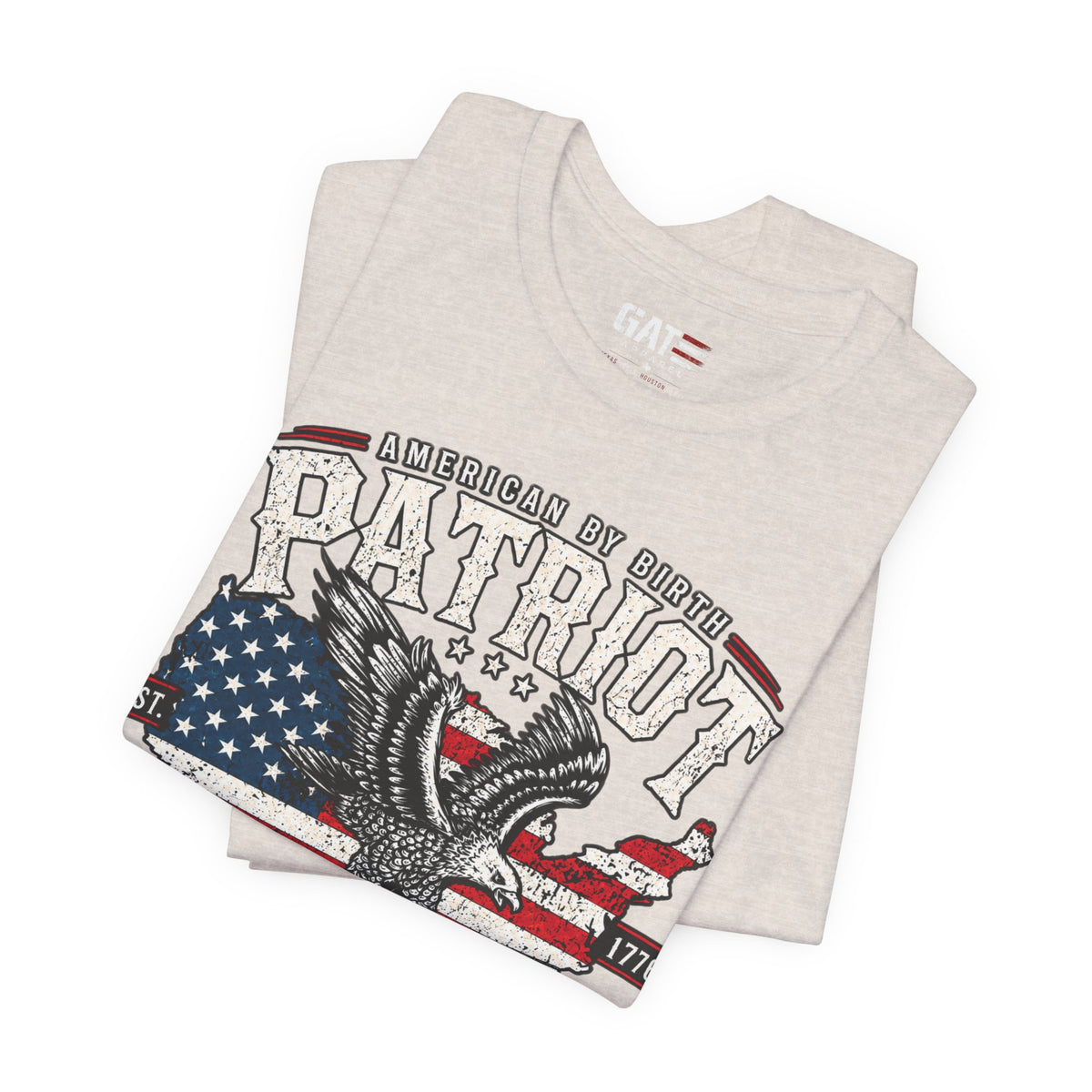 Patriot by Choice Shirt | American Flag Eagle Tee