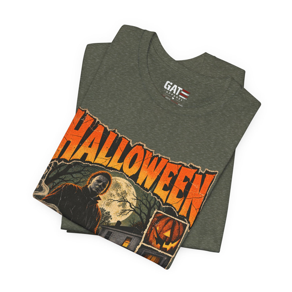 Halloween Haunted House Shirt | Grim Reaper Pumpkin Tee