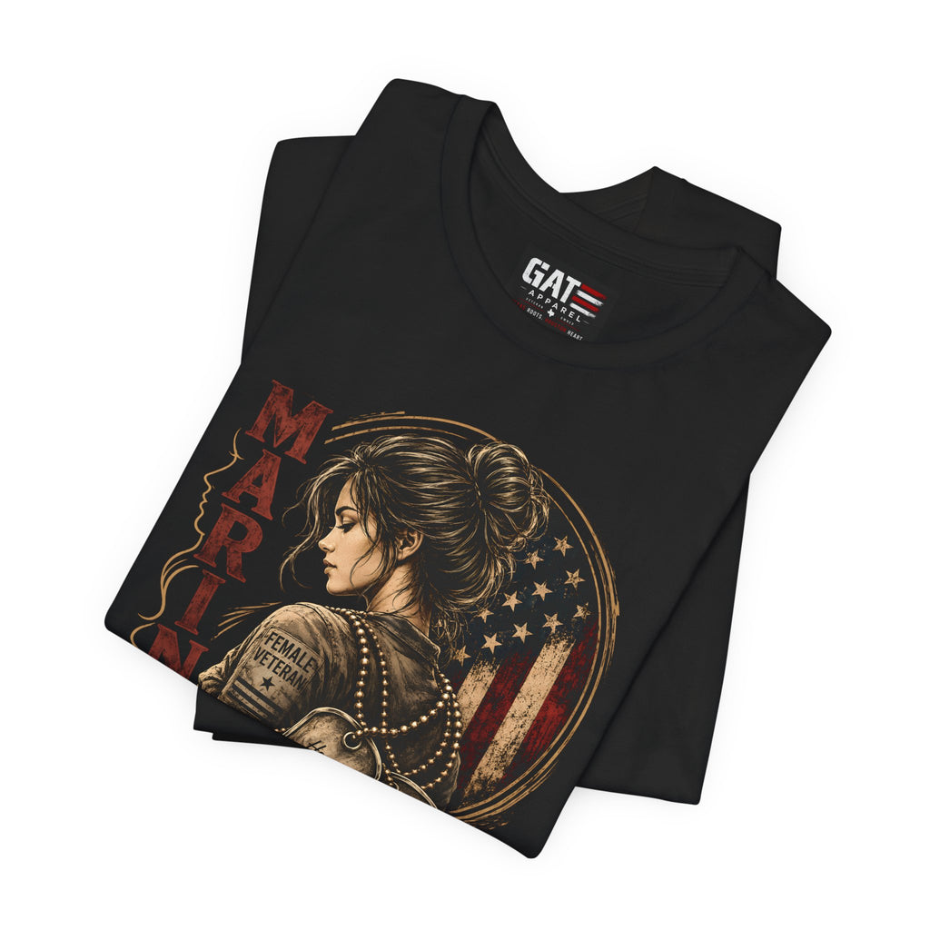 Female Marine Veteran Shirt Women Veteran Tee, Female Veteran Gift, Patriotic Military Shirt Women