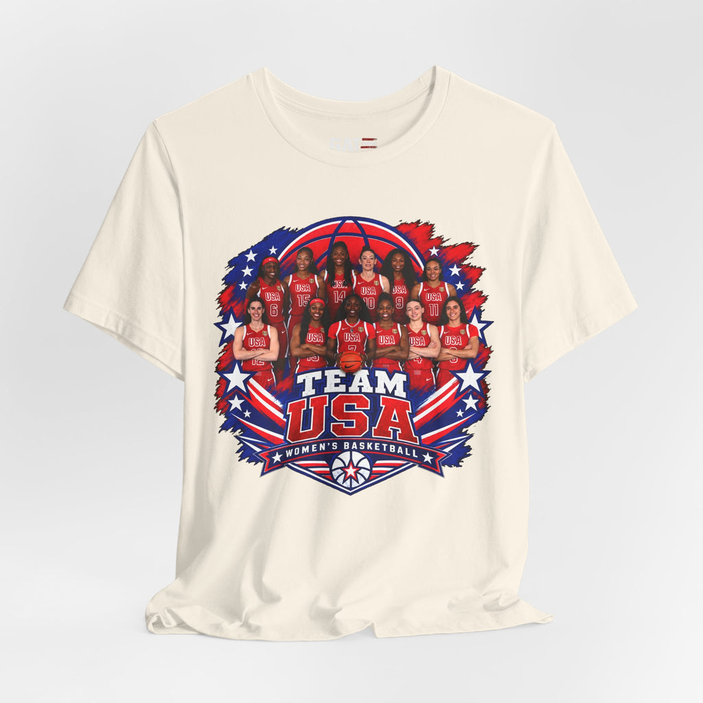 Team USA Women's Basketball Shirt | FIBA Tee 2026 Design 2