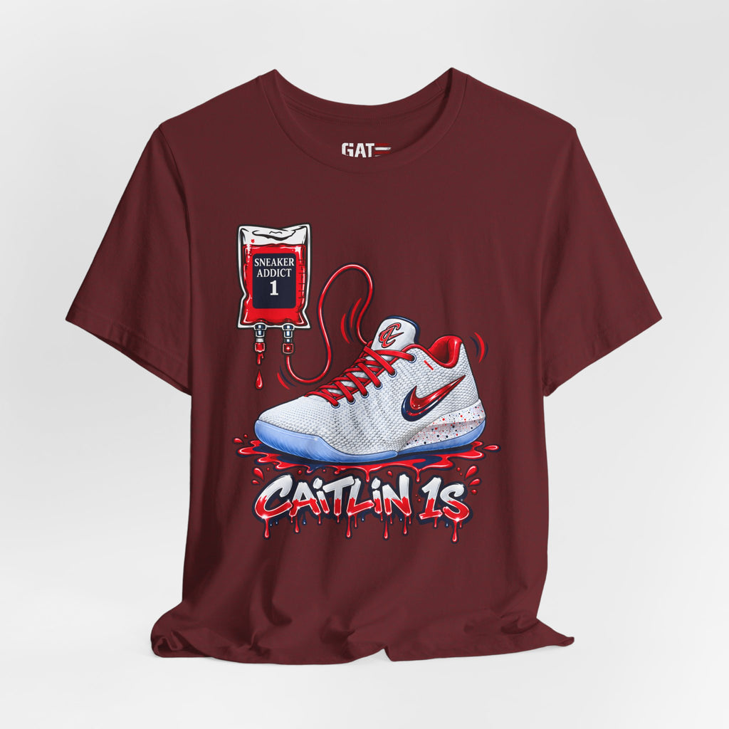 Caitlin Clark Caitlin 1s Addict Whites Sneaker Shirt