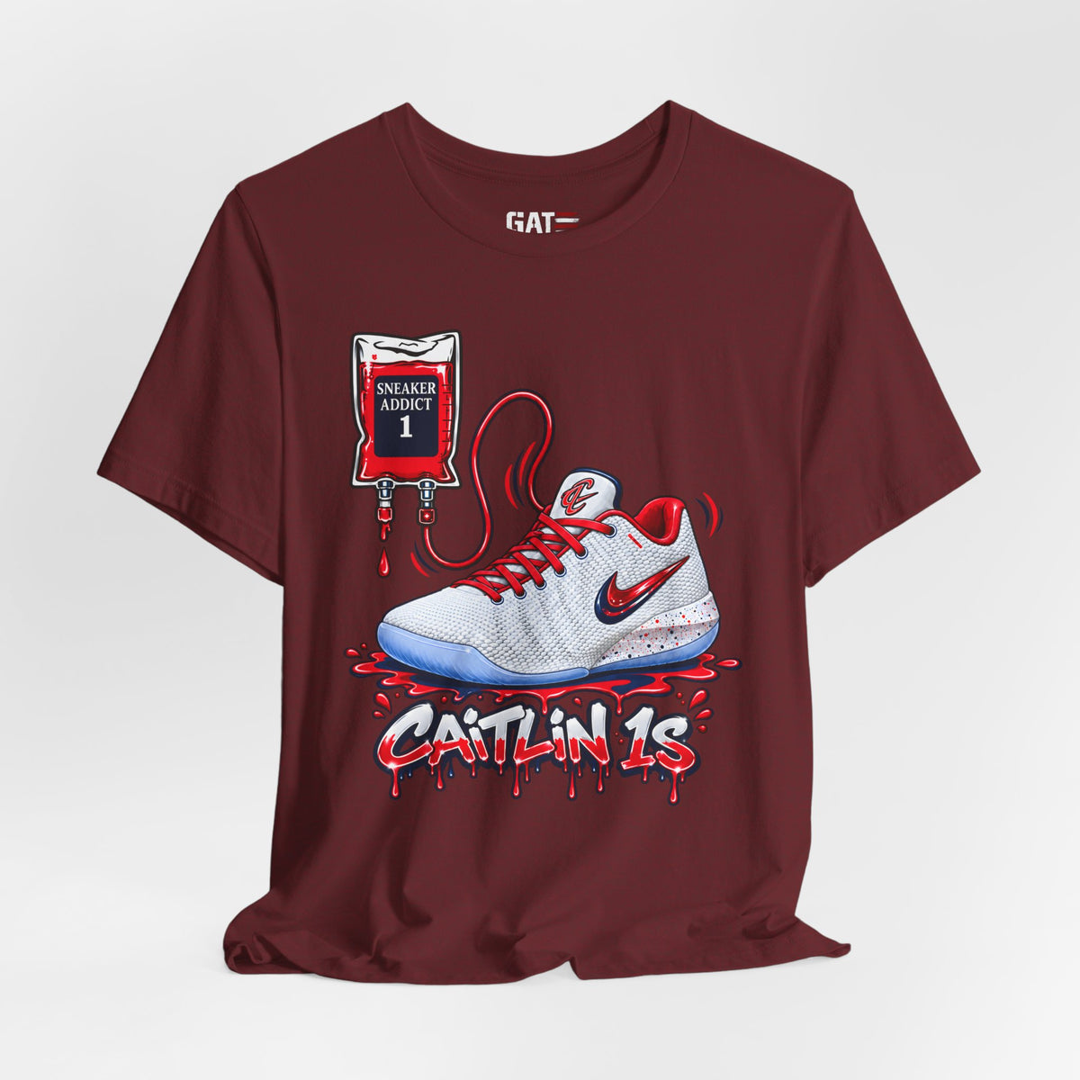 Caitlin Clark Caitlin 1s Addict Whites Sneaker Shirt
