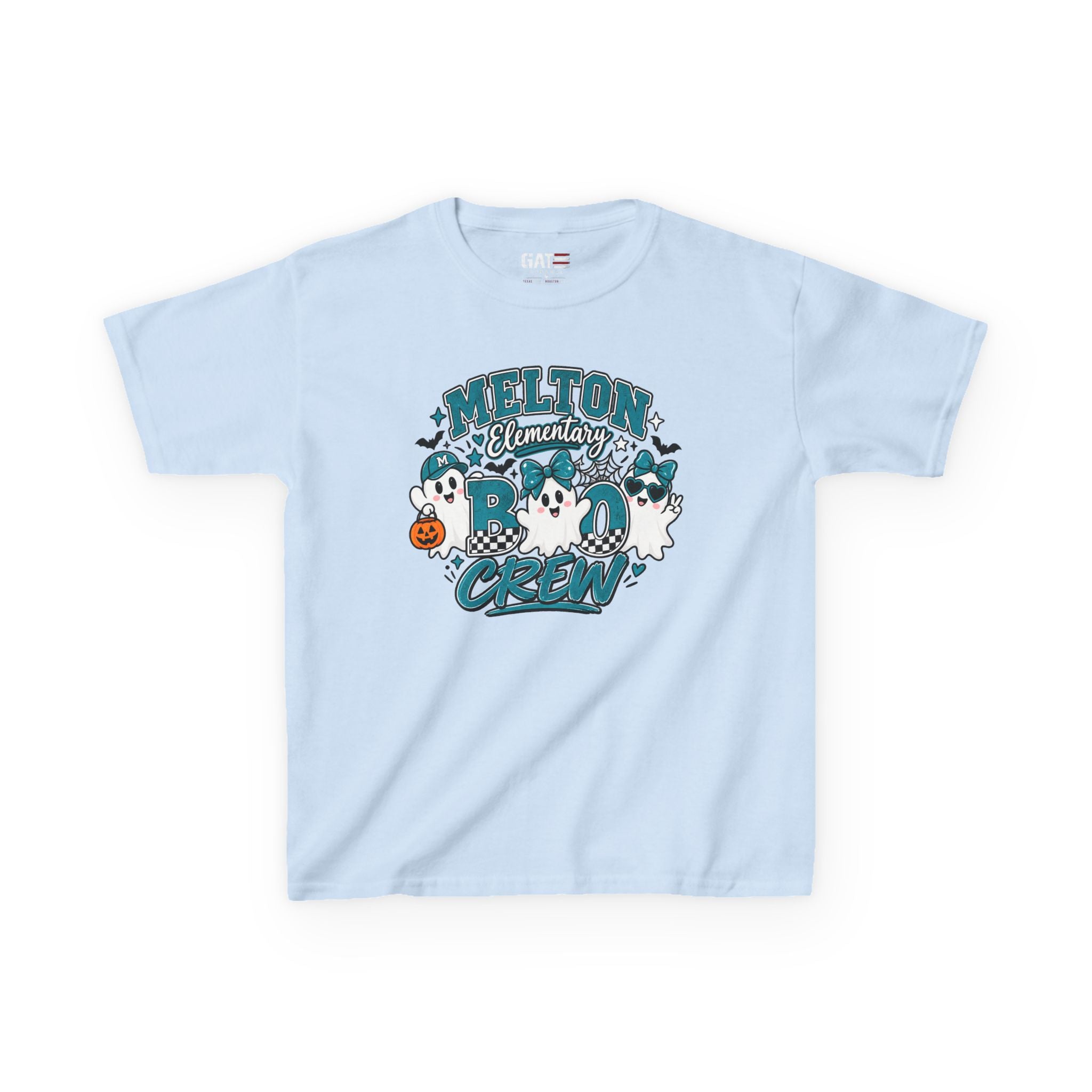 Melton Elementary Kids Boo Crew' Halloween T-Shirt