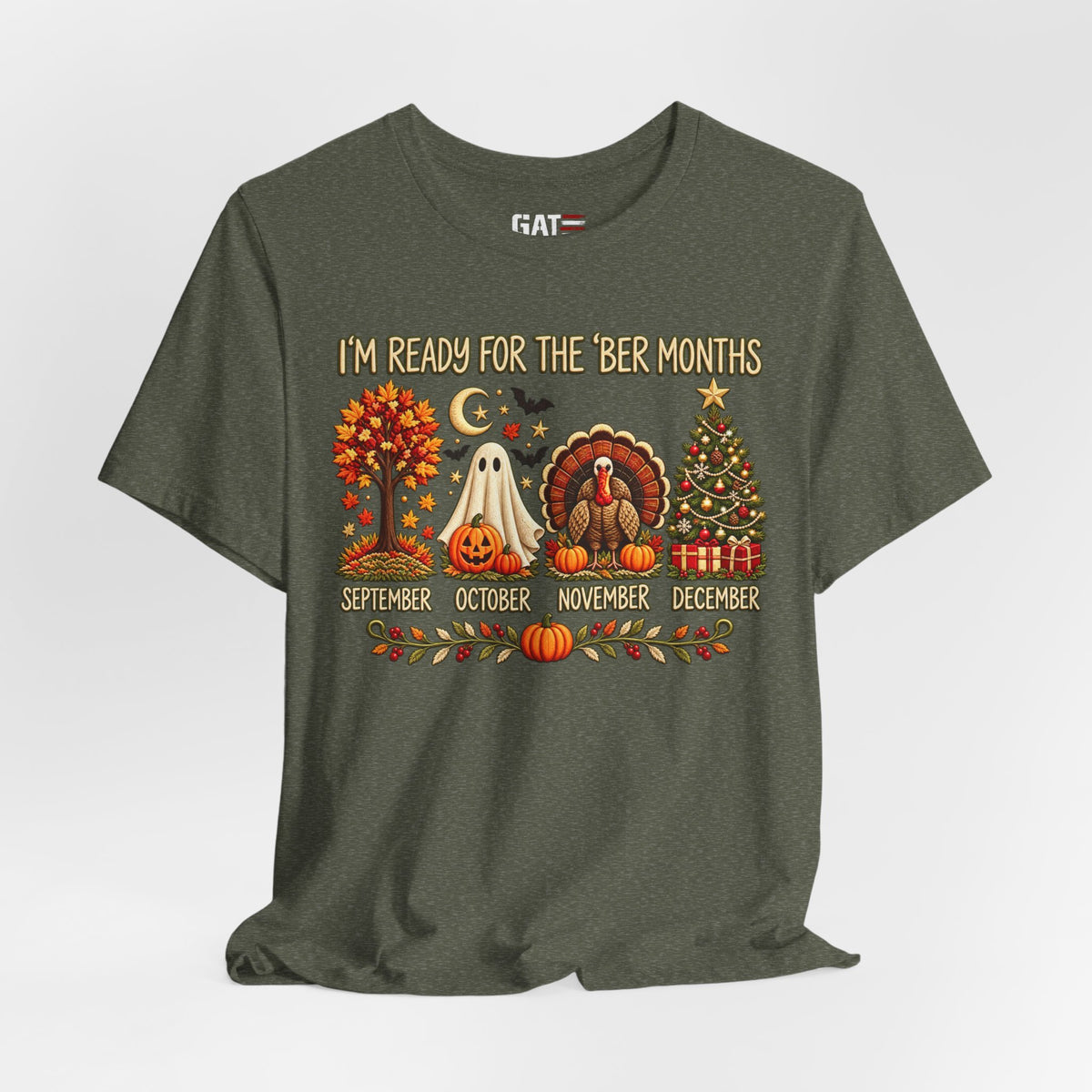 September to December Shirt | Fall Thanksgiving Christmas Tee