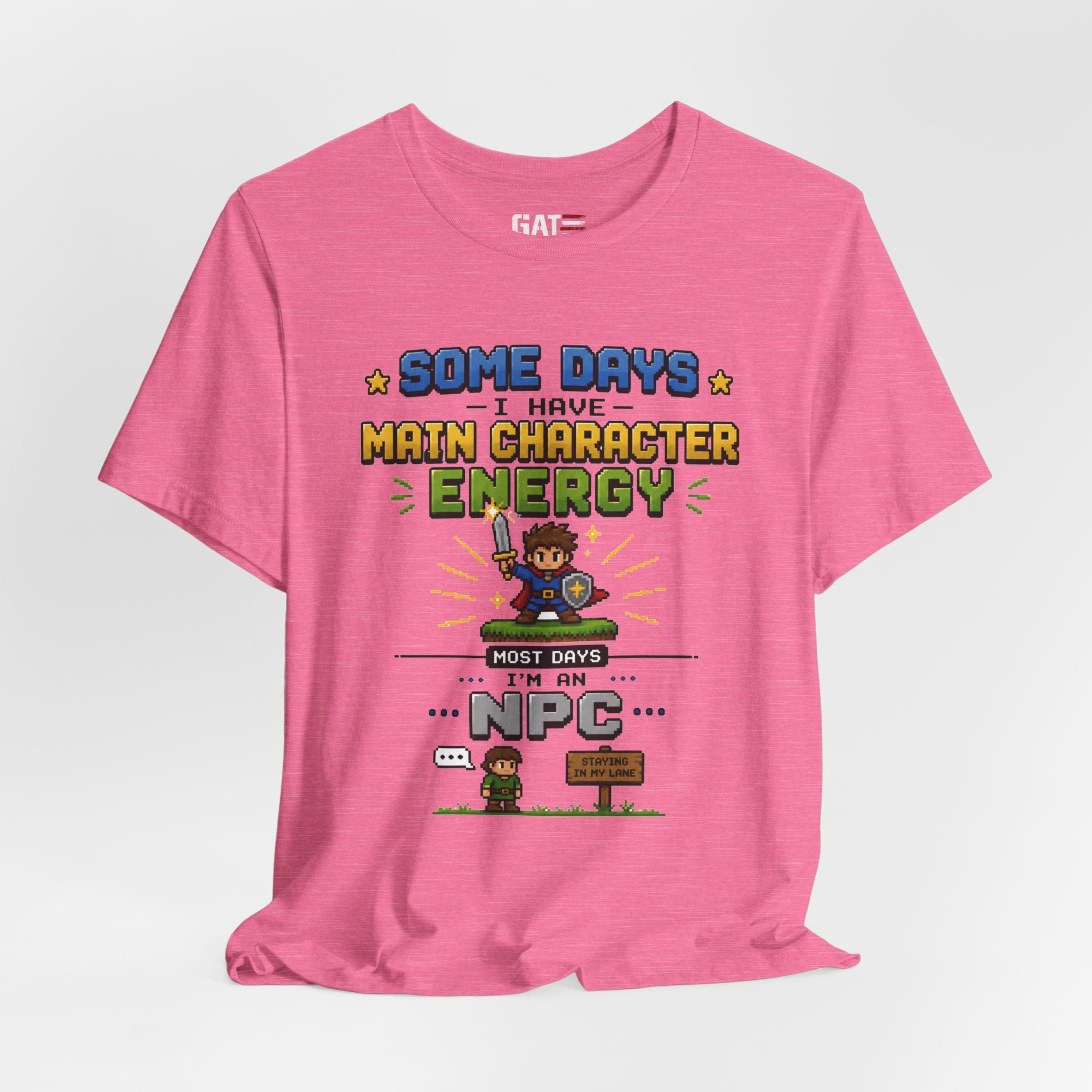 Main Character Energy Shirt | Retro Gaming Tee