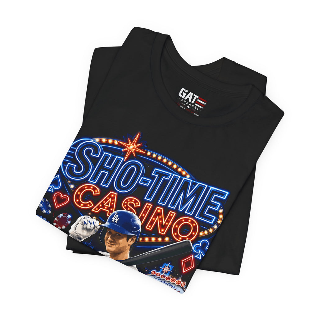 Shohei Ohtani|Dodgers|LA Baseball Team| "Sho-Time Casino" Dodgers Tribute Shirt