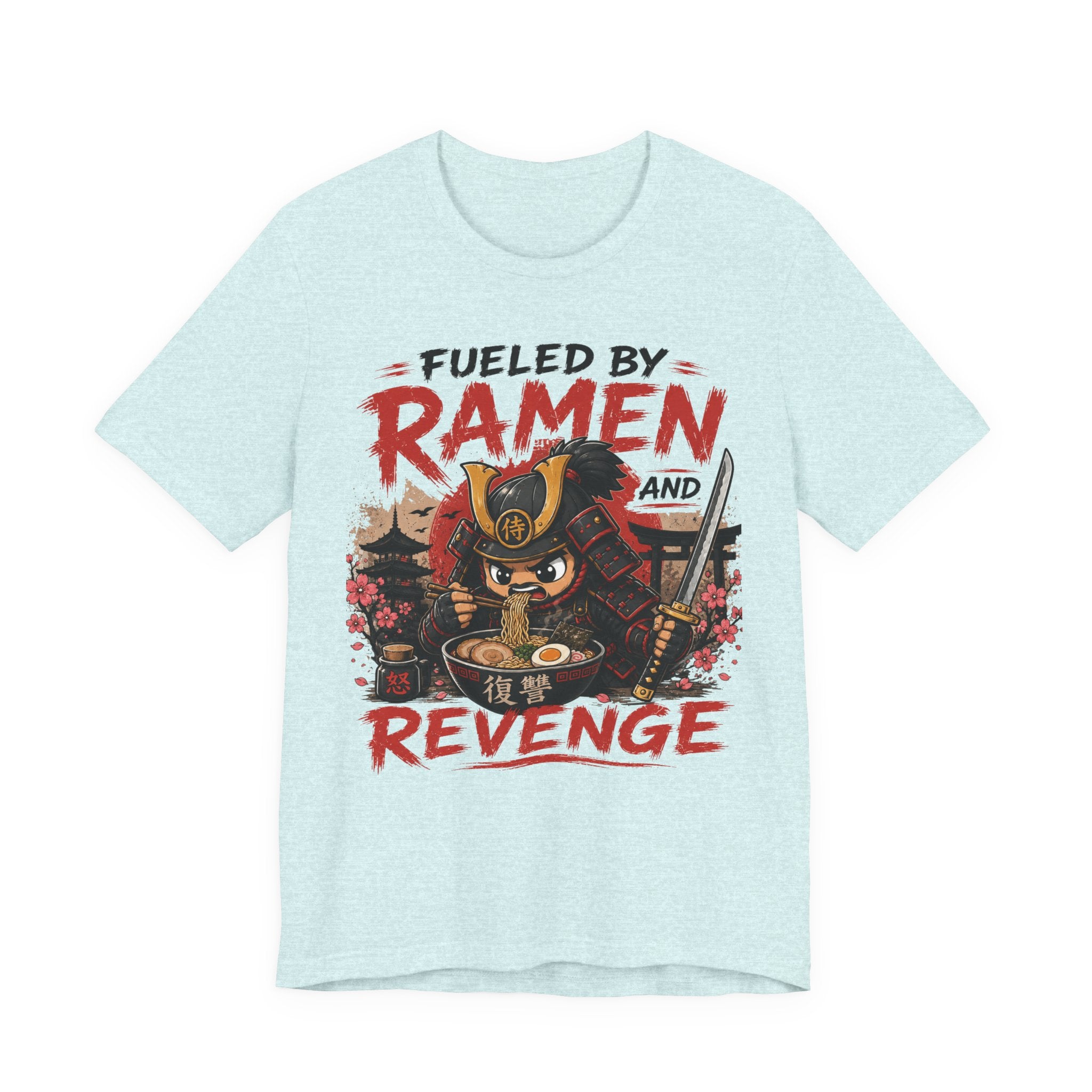 Fueled by Ramen and Revenge Tee — Samurai Ramen Graphic T-Shirt