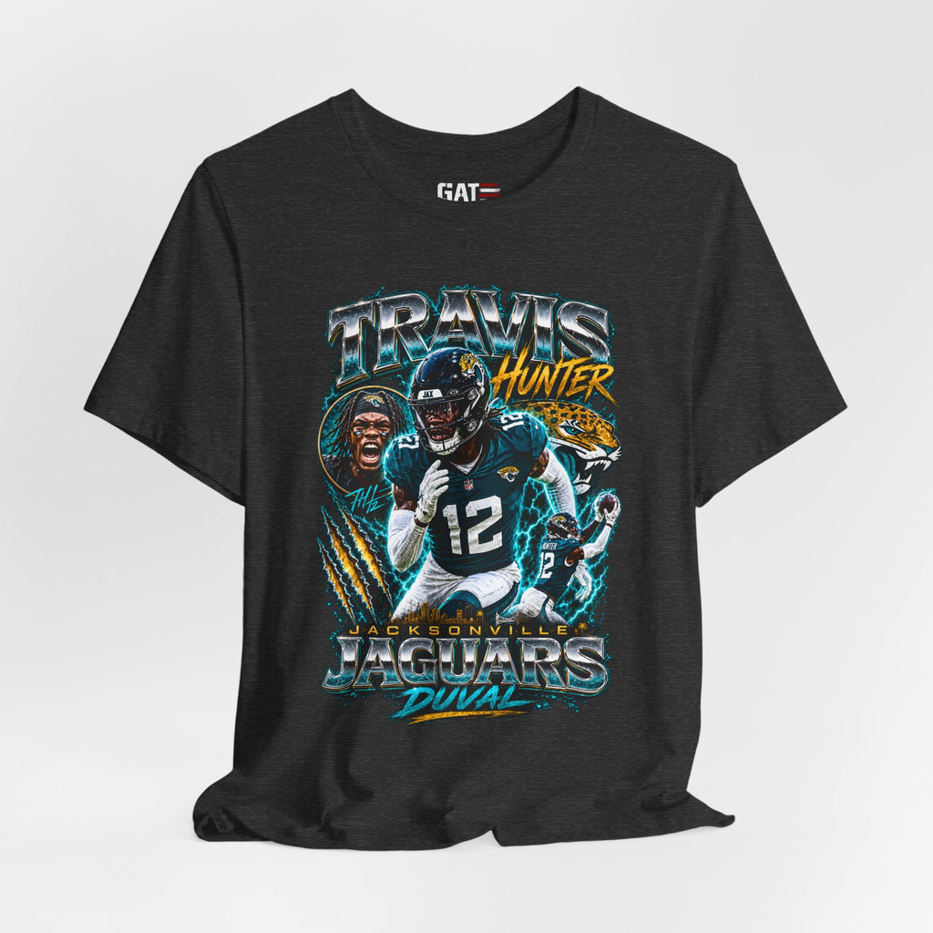 Travis Hunter Jacksonville Jaguars Tee Retro Player Graphic T-Shirt