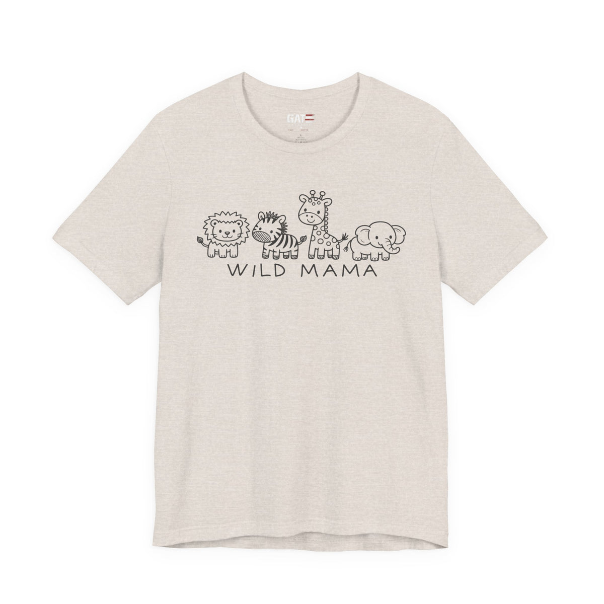 Wild Mama T-Shirt – Cute Baby Animal Graphic Tee for Moms - product image 9