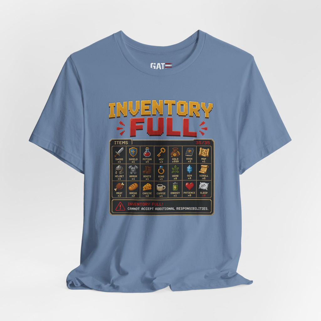 Inventory Full | Retro Gaming Shirt