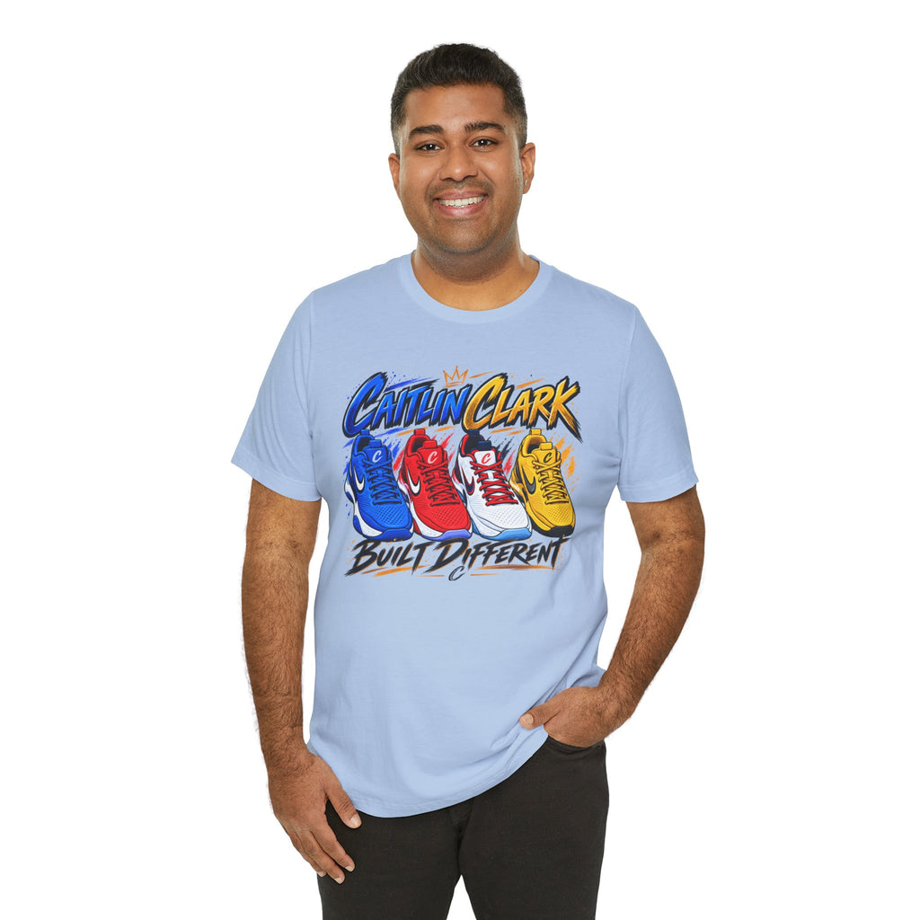 Caitlin Clark Built Different Sneaker Shirt | Indiana Fever Tee