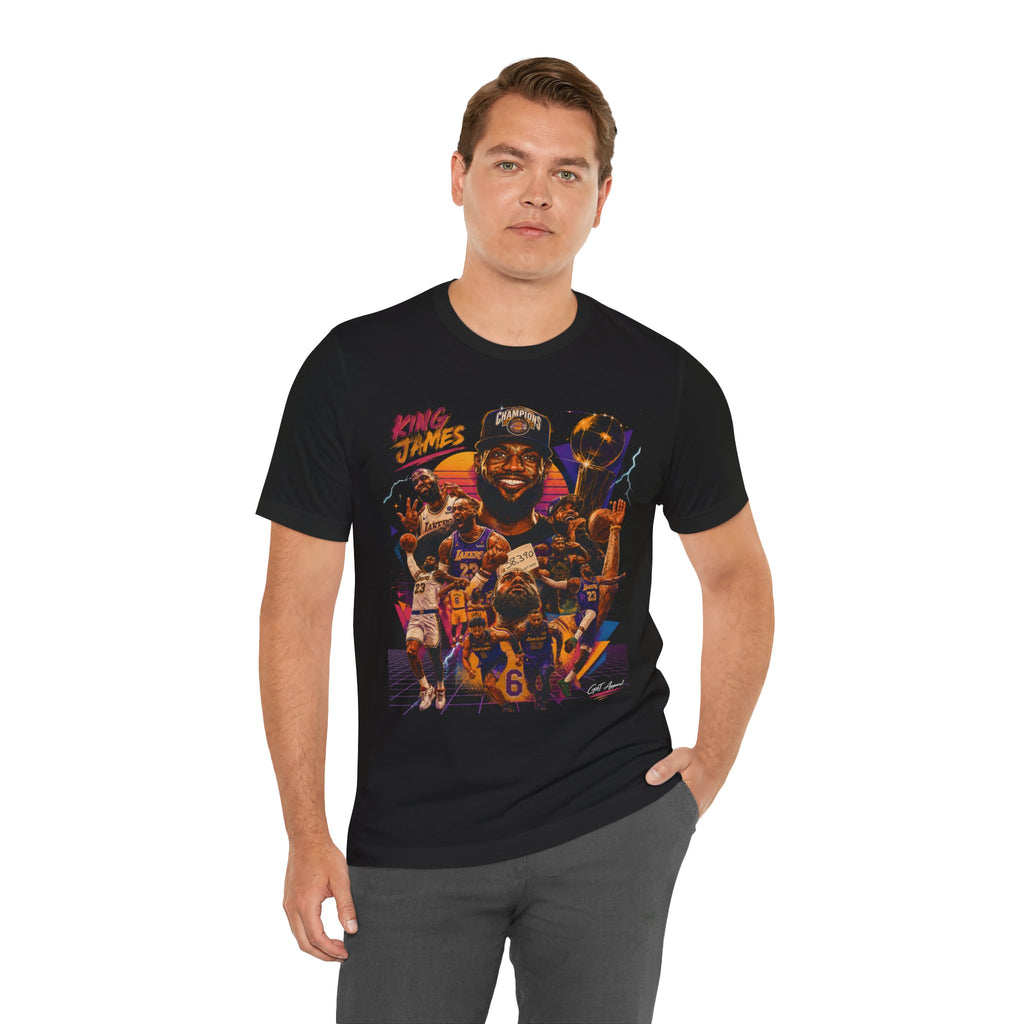 Lebron James|Basketball Champion Tee — King James Graphic T-Shirt