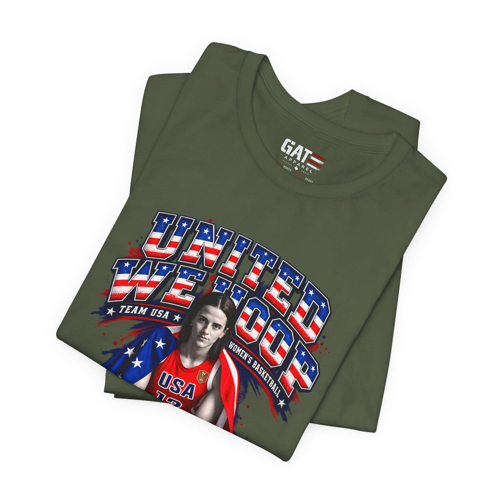 Caitlin Clark Team USA Shirt | WNBA Tee Style 2