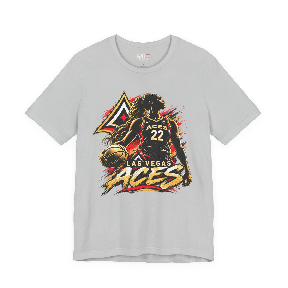 Las Vegas Aces Basketball Shirt – WNBA Game Day Graphic Tee product mockup 3