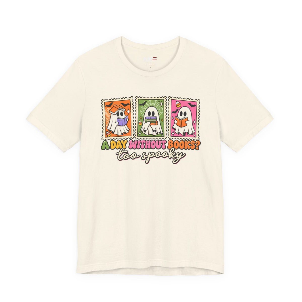 Halloween Book Lover Shirt – A Day Without Books Is Too Spooky – product photo
