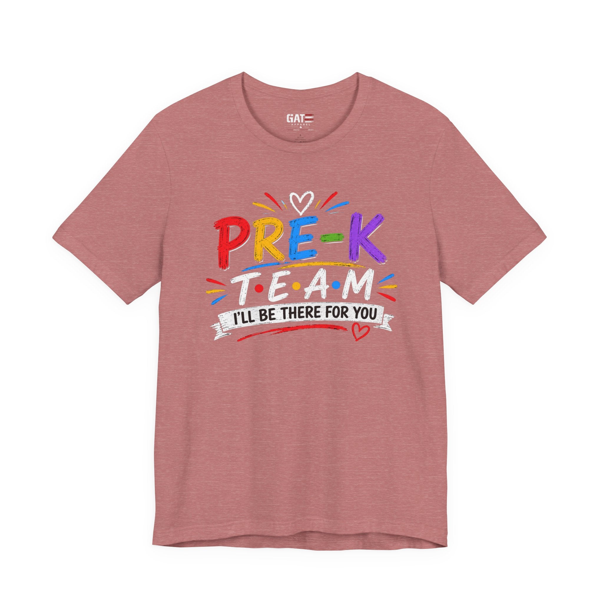 Pre-K Team Tee, Teacher Squad Shirt, Color Dot Inspired Teacher Shirt, Grade Level Team Gift, School Staff Apparel, Friends Theme