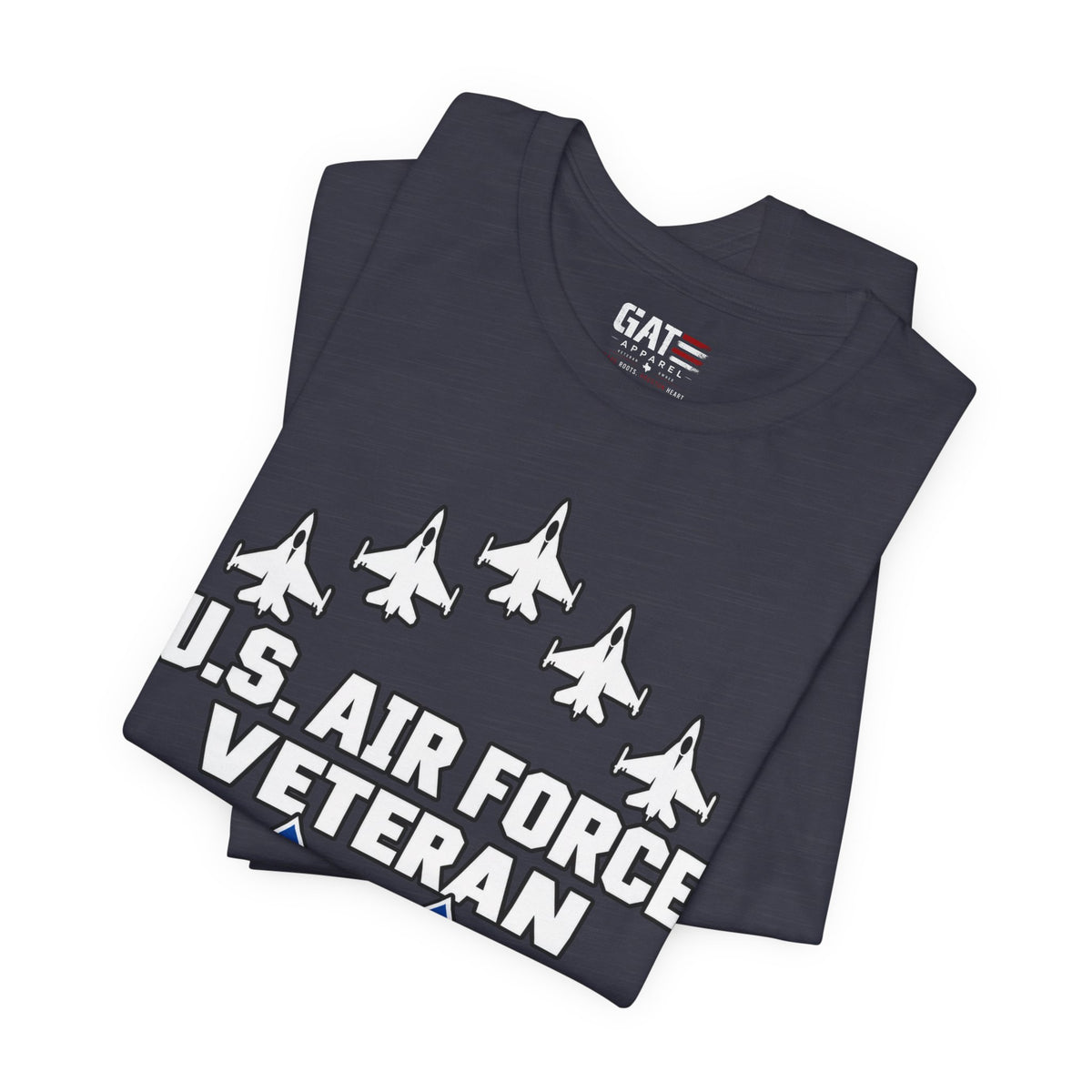 U.S. Air Force Veteran T-Shirt — Military Pride Tee with Jets & Emblem