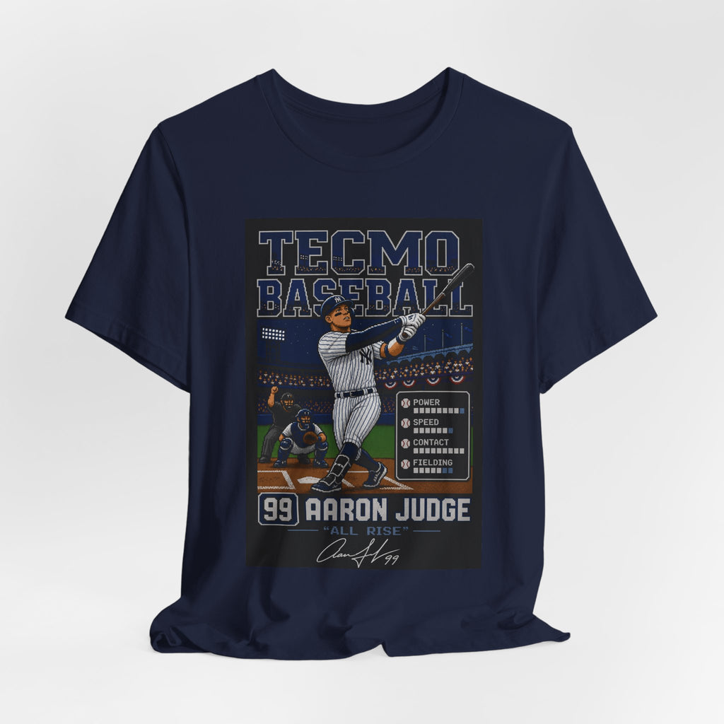Custom Tecmo Baseball Shirt Personalized Player Tee Retro 8 Bit Baseball Shirt Vintage Video Game Style Gift