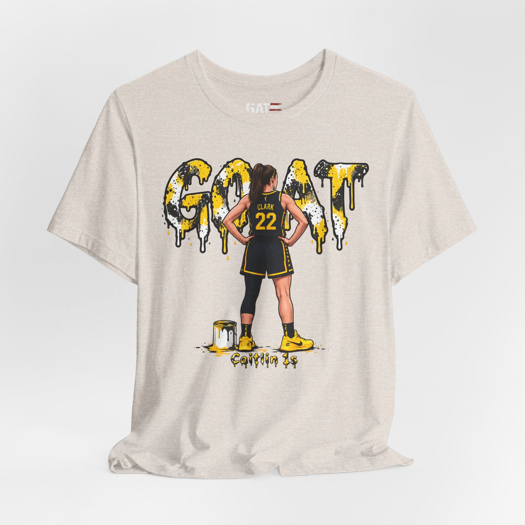 Caitlin Clark Caitlin 1s GOAT Yellow Sneaker Shirt