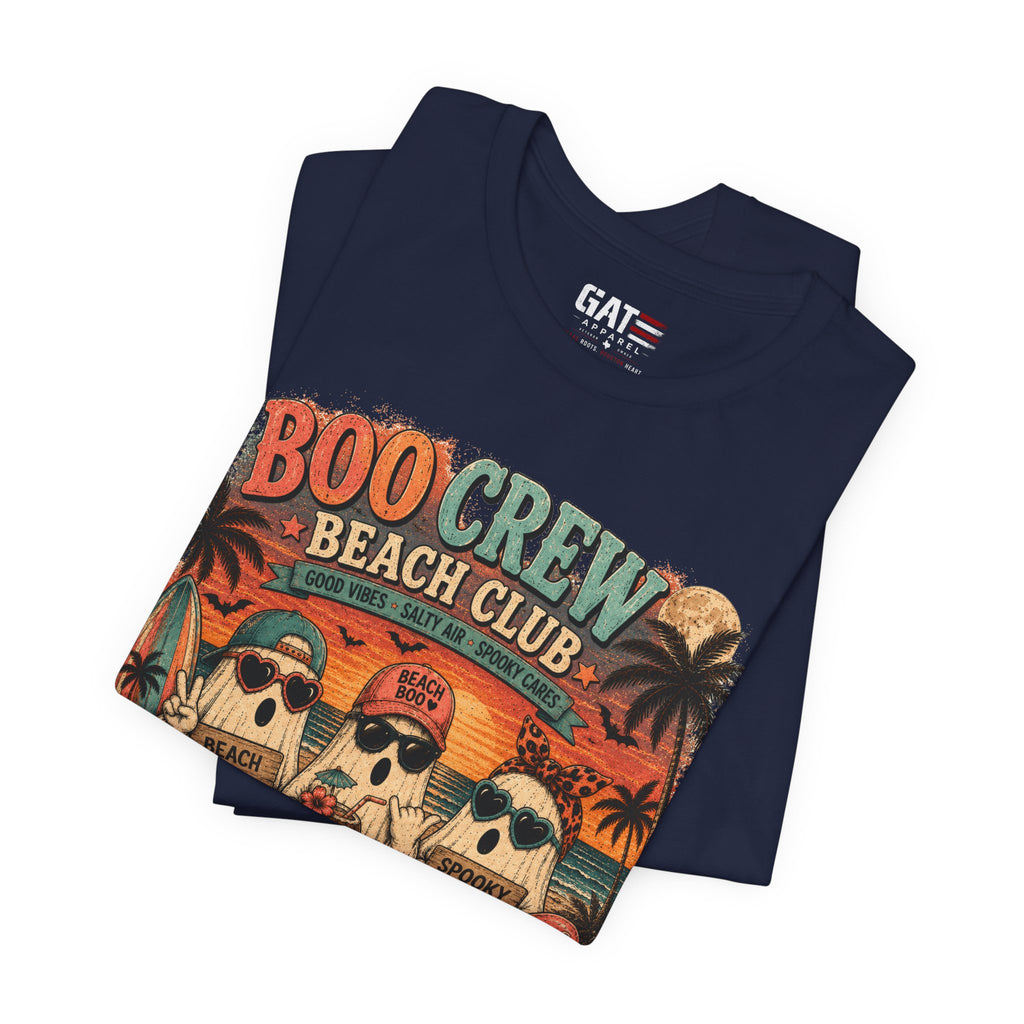 Summerween Shirt, Spooky Beach Shirt, Ghost Beach Tee, Halloween Beach Shirt, Coastal Halloween Tee, Tropical Ghost Shirt
