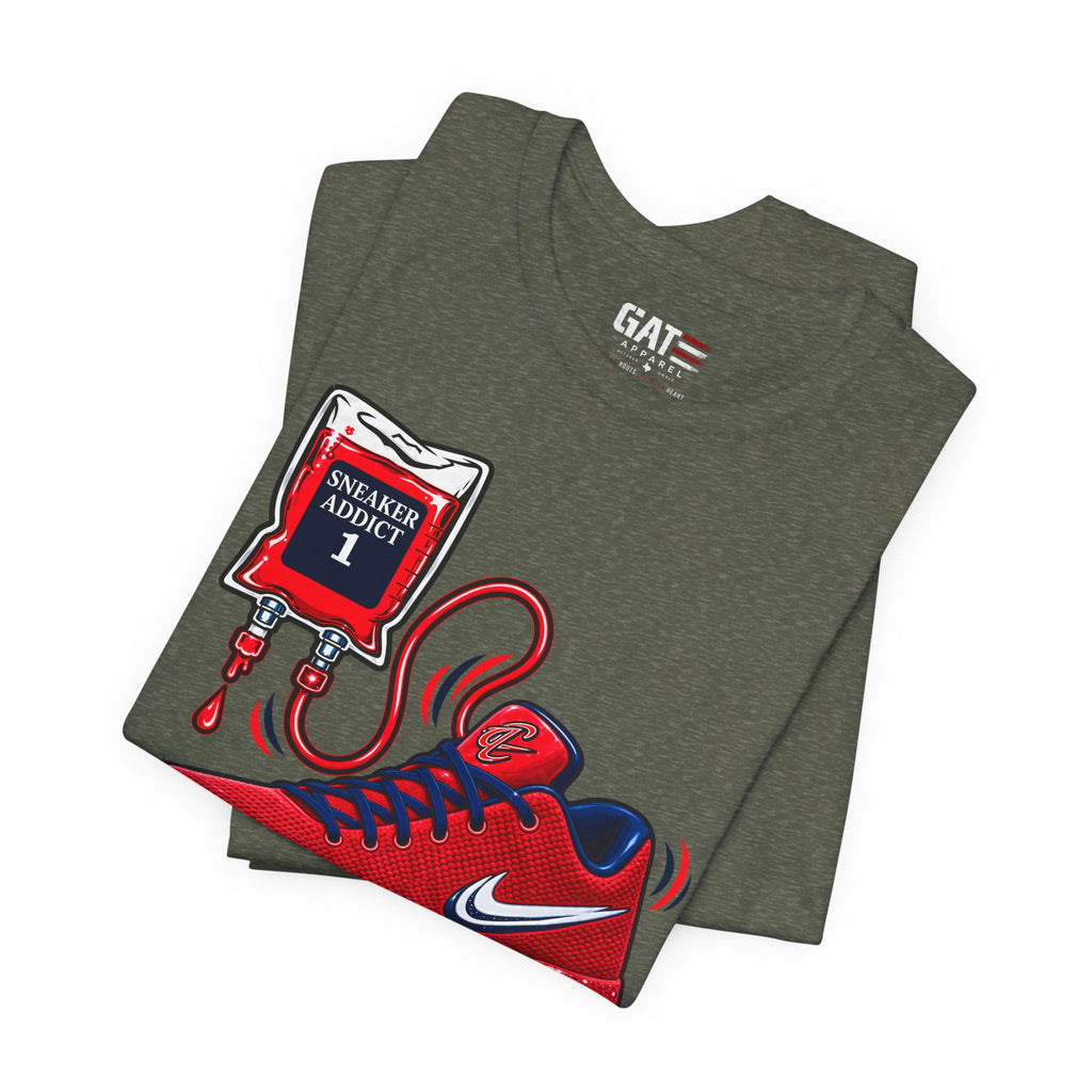 Caitlin Clark Caitlin 1s Addict Red Sneaker Shirt