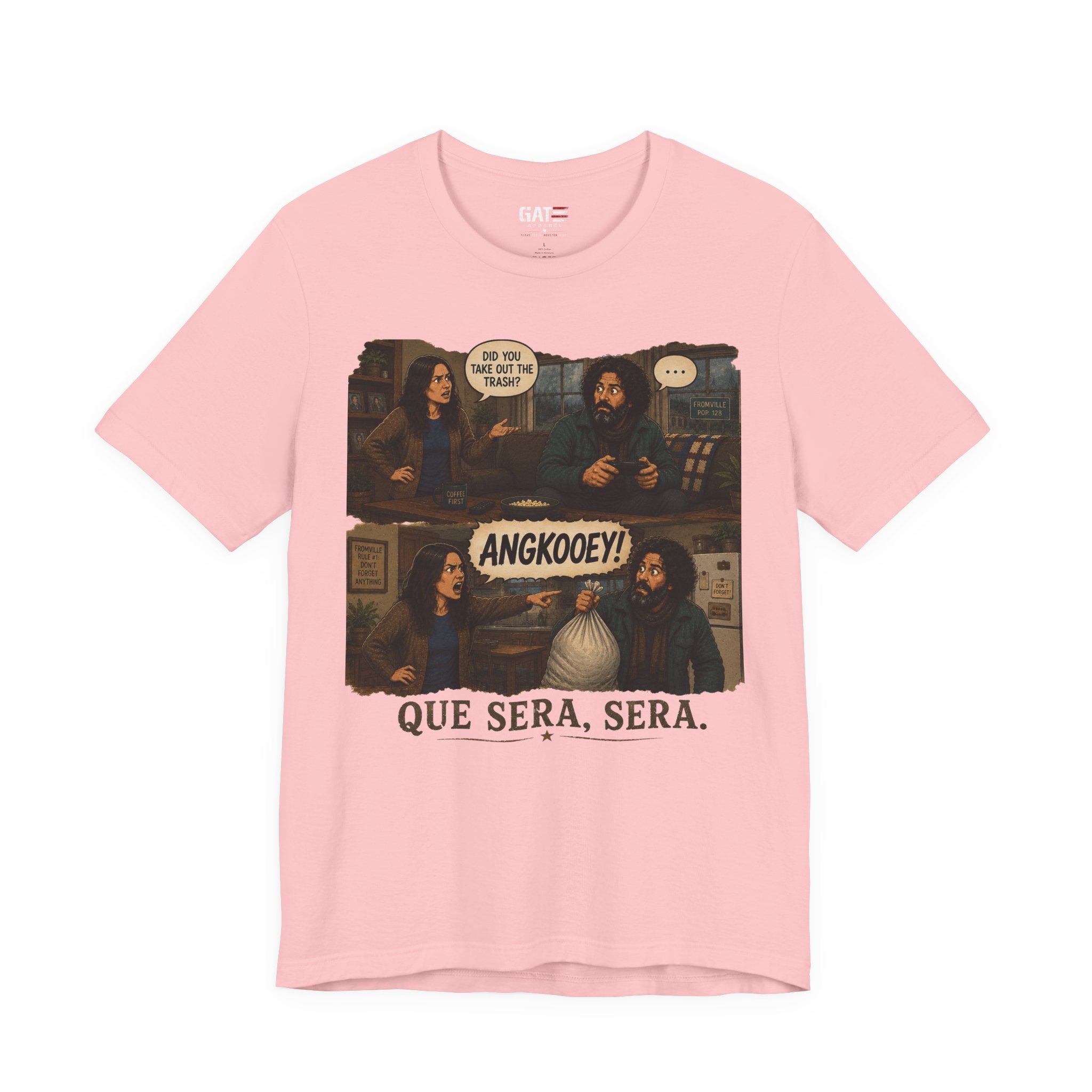 From|FromVille|Angkooey|Funny Horror Comedy Tee| Forgot The Trash