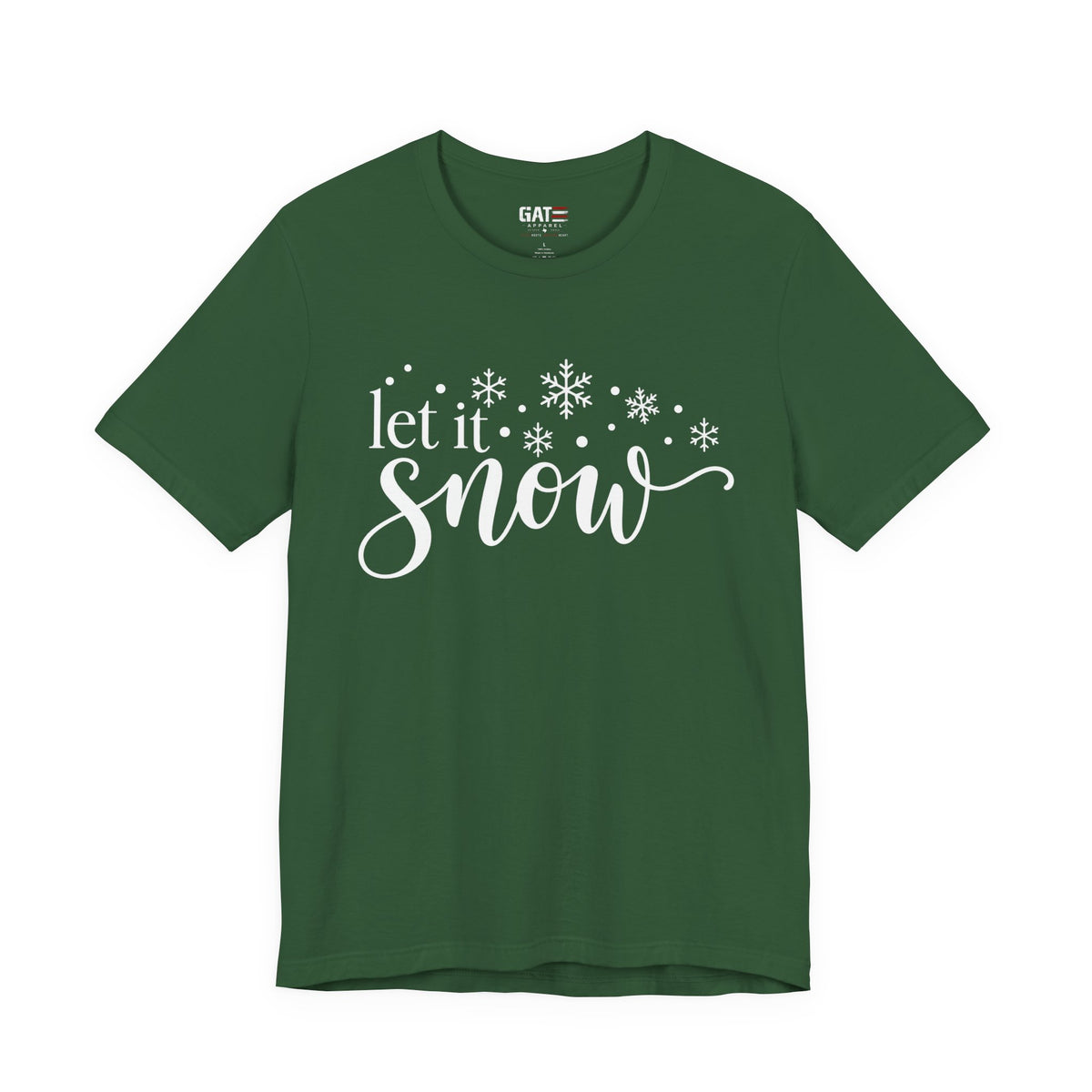 Let It Snow Winter Shirt - product mockup view 14